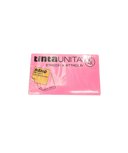 Blocco 100 Post-It TintaUnita  125X75 MM