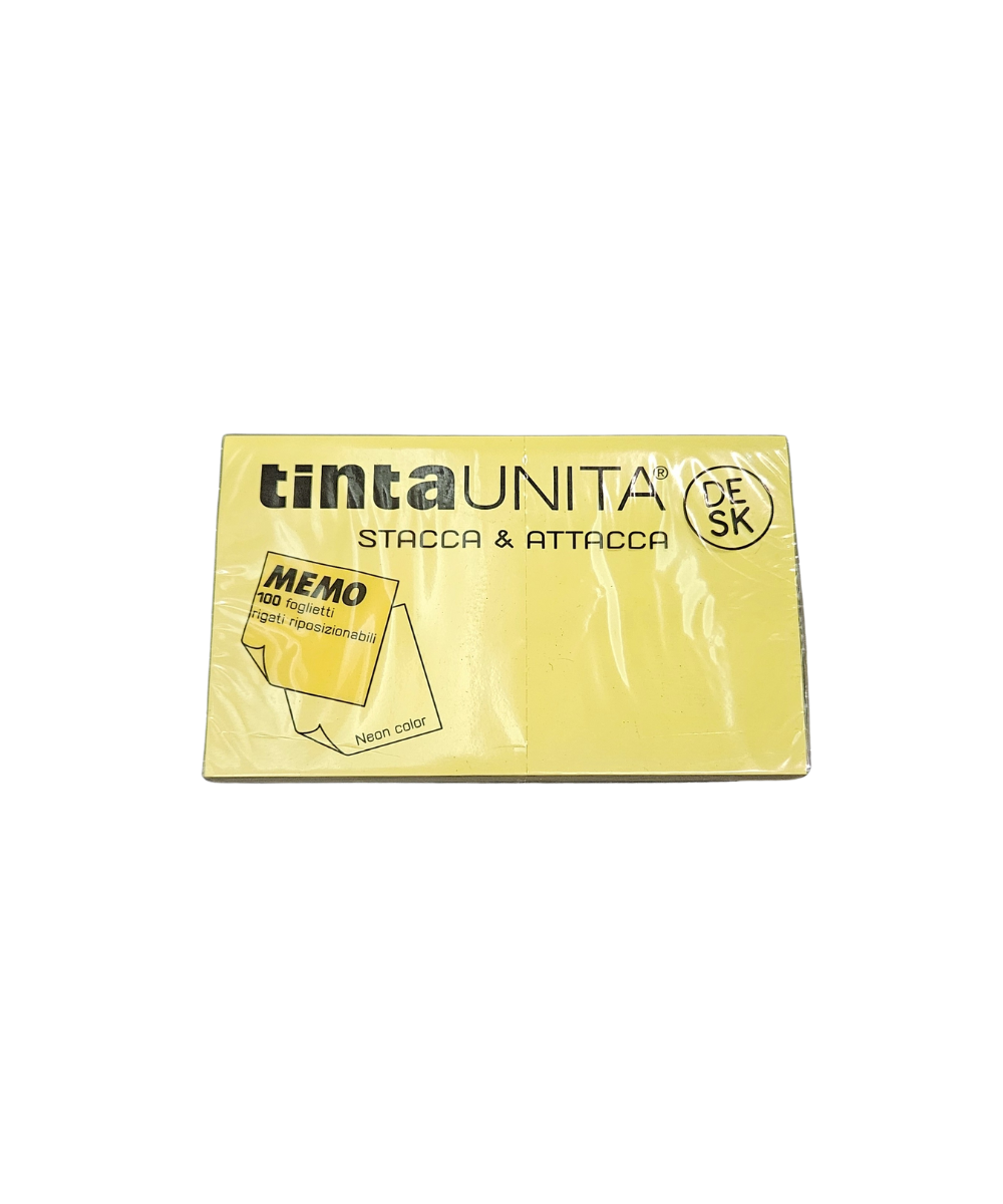 Blocco 100 Post-It TintaUnita  125X75 MM