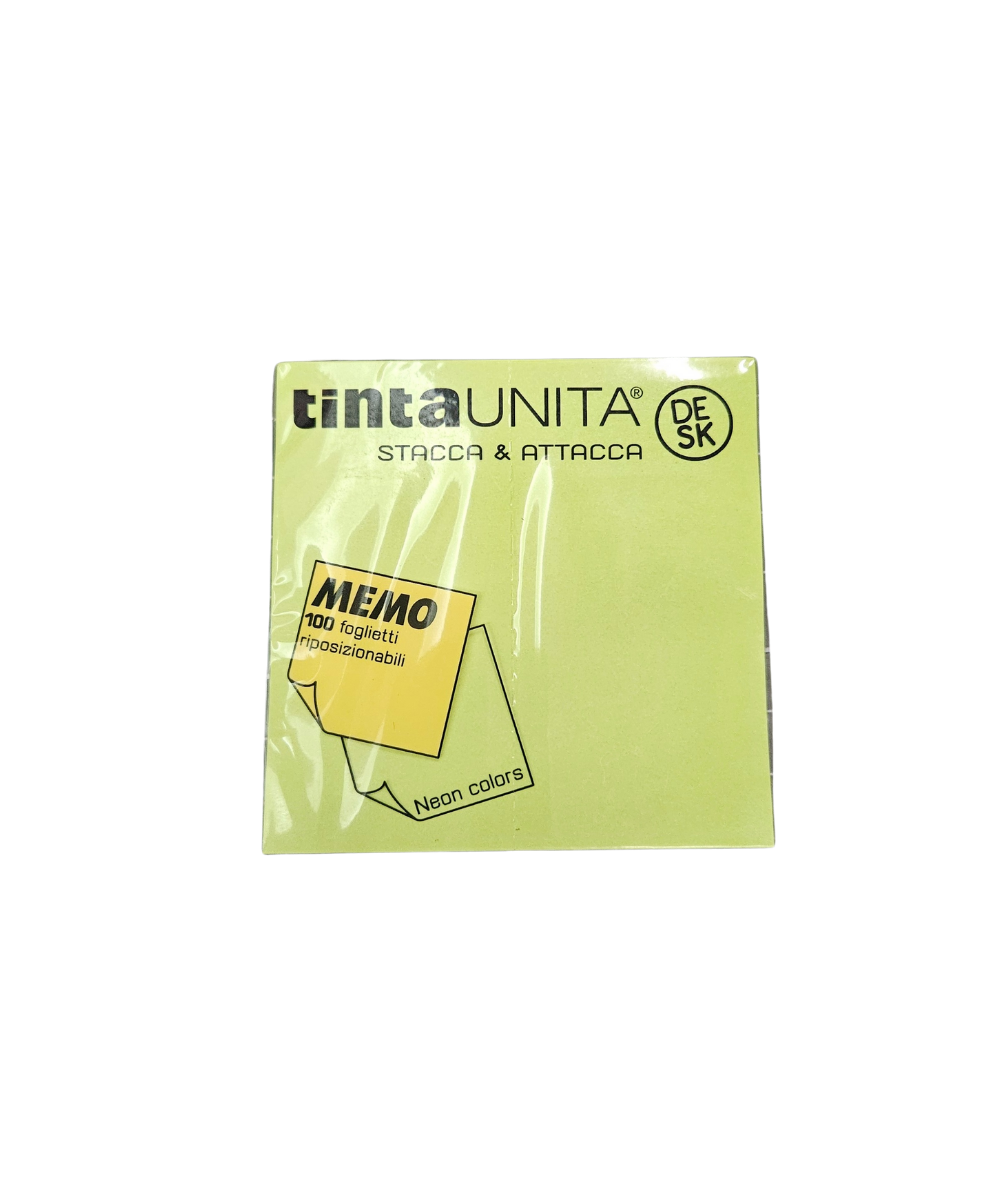Pacco 100 Post-It TintaUnita 75X75 MM