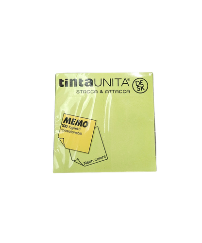 Pacco 100 Post-It TintaUnita 75X75 MM