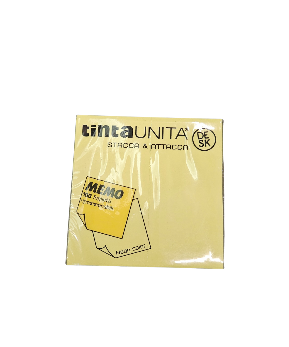 Pacco 100 Post-It TintaUnita 75X75 MM
