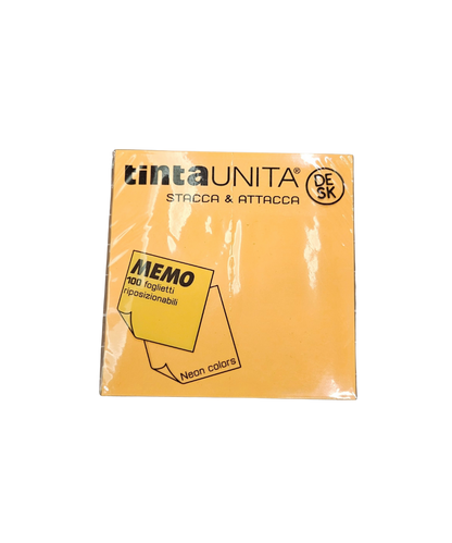 Pacco 100 Post-It TintaUnita 75X75 MM