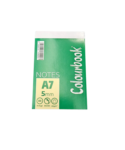 Block Notes A7 Colourbook