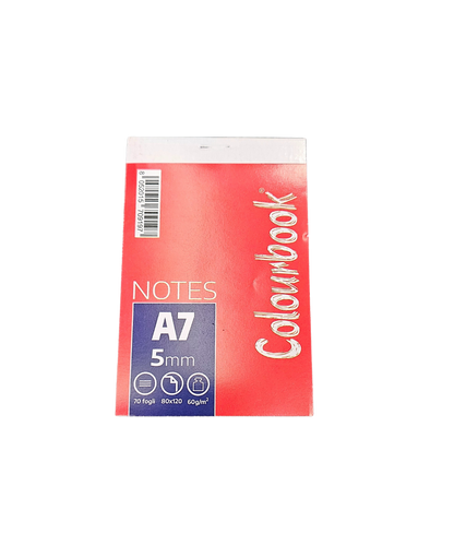 Block Notes A7 Colourbook
