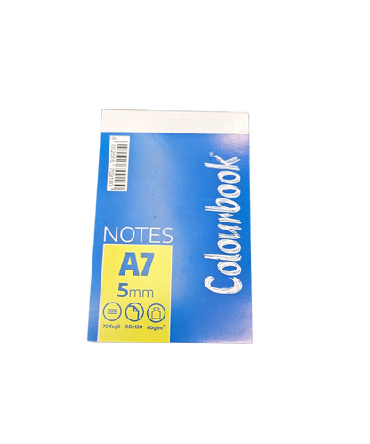 Block Notes A7 Colourbook
