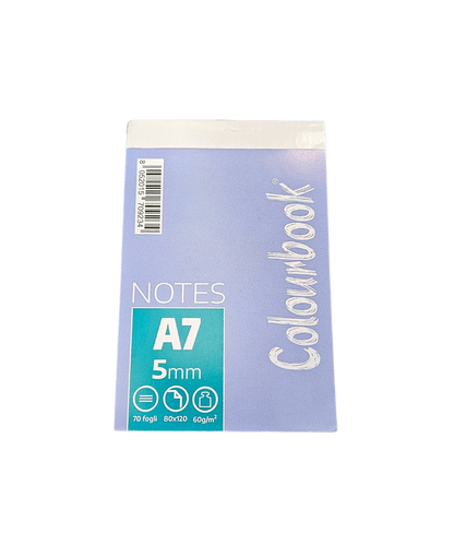 Block Notes A7 Colourbook