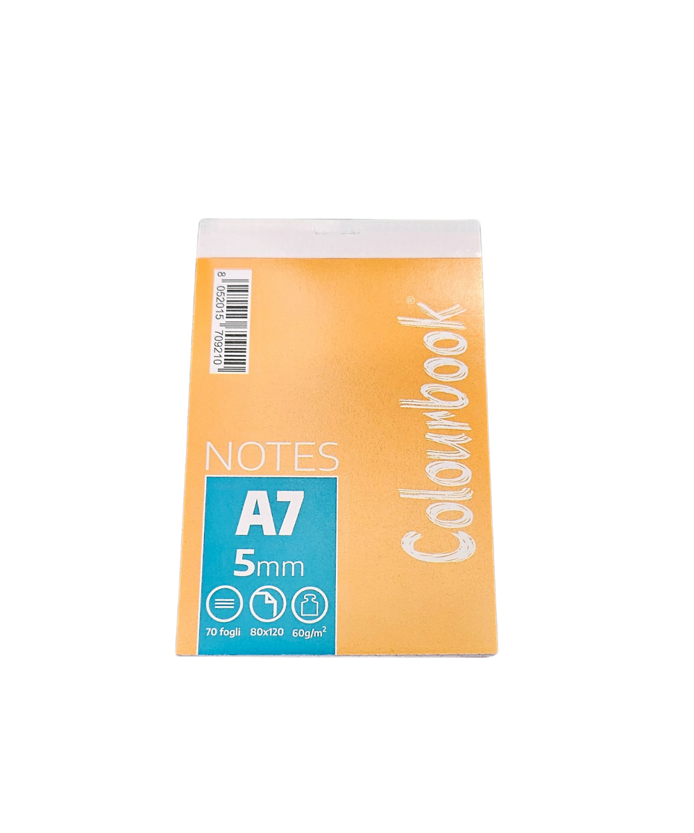 Block Notes A7 Colourbook