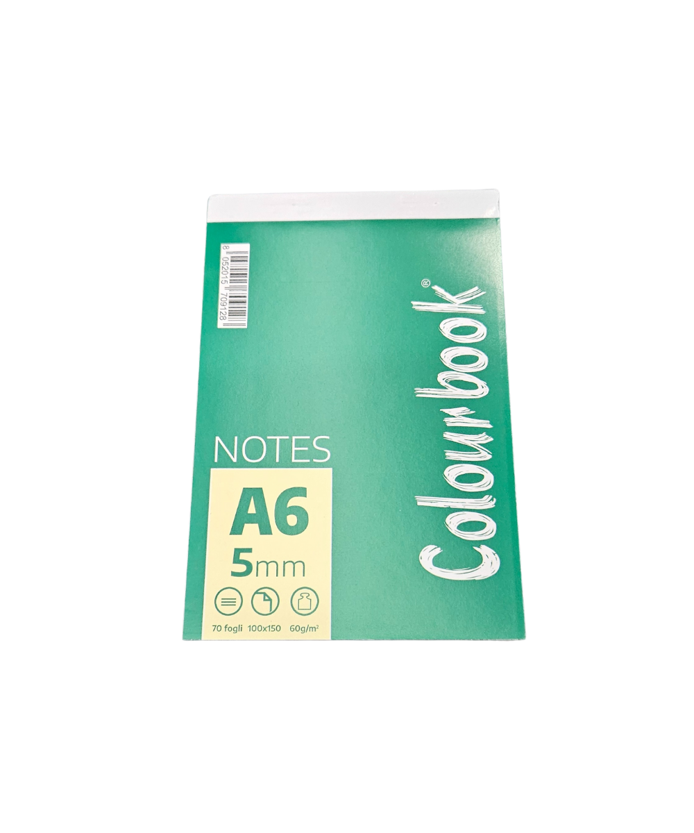 Block Notes A6 Colourbook