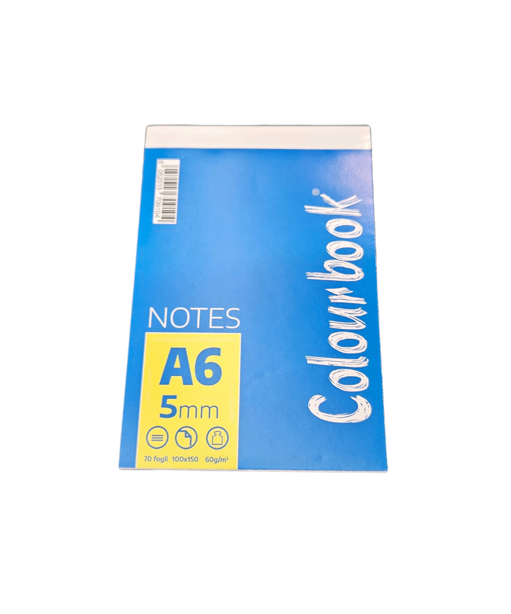 Block Notes A6 Colourbook