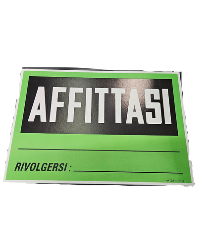 Cartello Affittasi