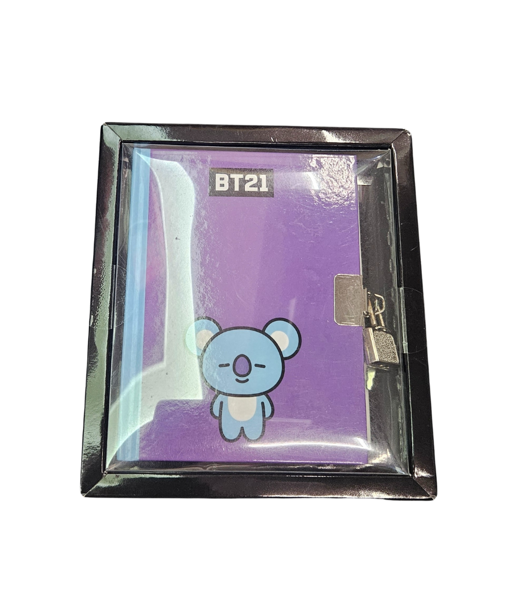 Notebook A5 Con Lucchetto BT21