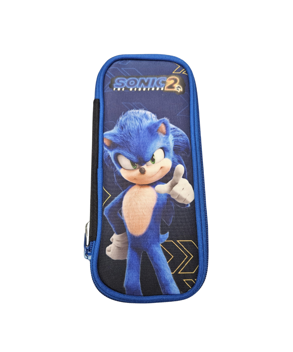 Astuccio Una Zip Sonic 2 The Hedgehog