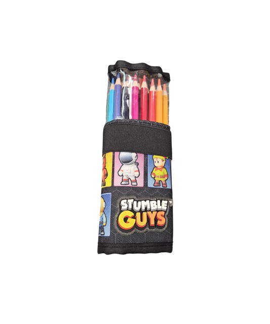 Rotolo Stumble Guys 24 Pastelli + 1 Matita