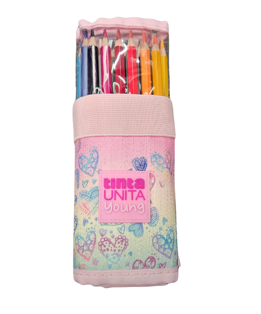 Rotolo Accessoriato Rosa TintaUnita Young