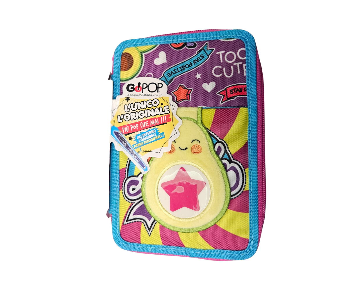 Astuccio Triplo Avocado Gopop