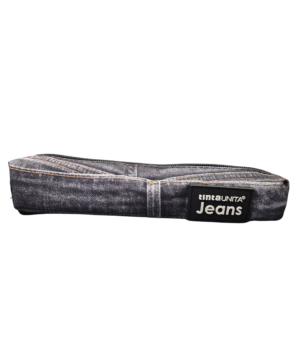 Mini Astuccio Rettangolare Tinta Unita Jeans