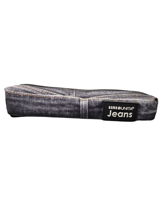 Mini Astuccio Rettangolare Tinta Unita Jeans