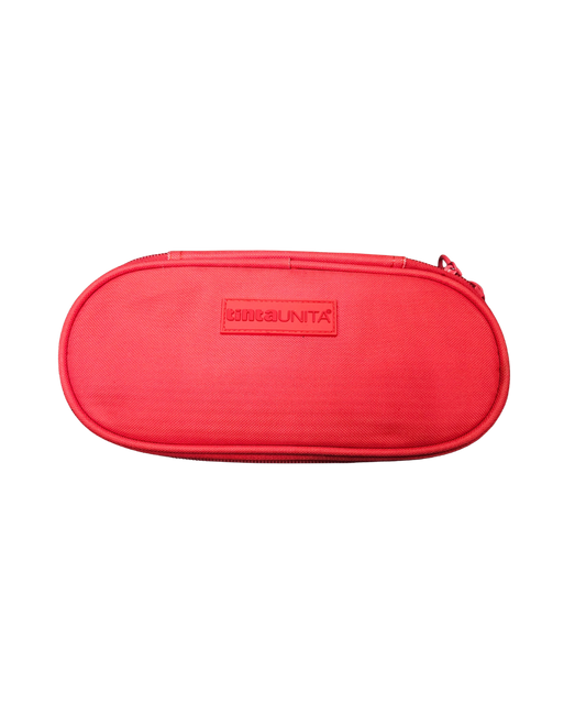 Astuccio Ovale TintaUnita + Bustina Con Matita, Brush, Gomma E Temperino