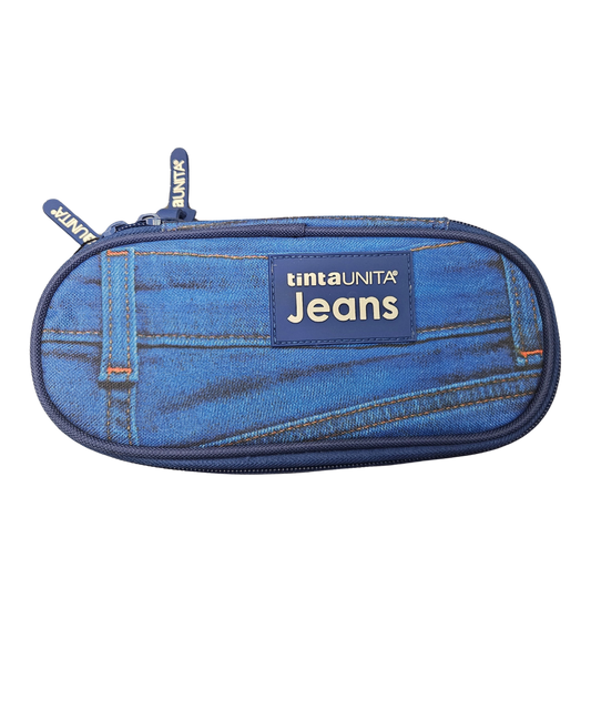 Astuccio Ovale Tinta Unita Jeans