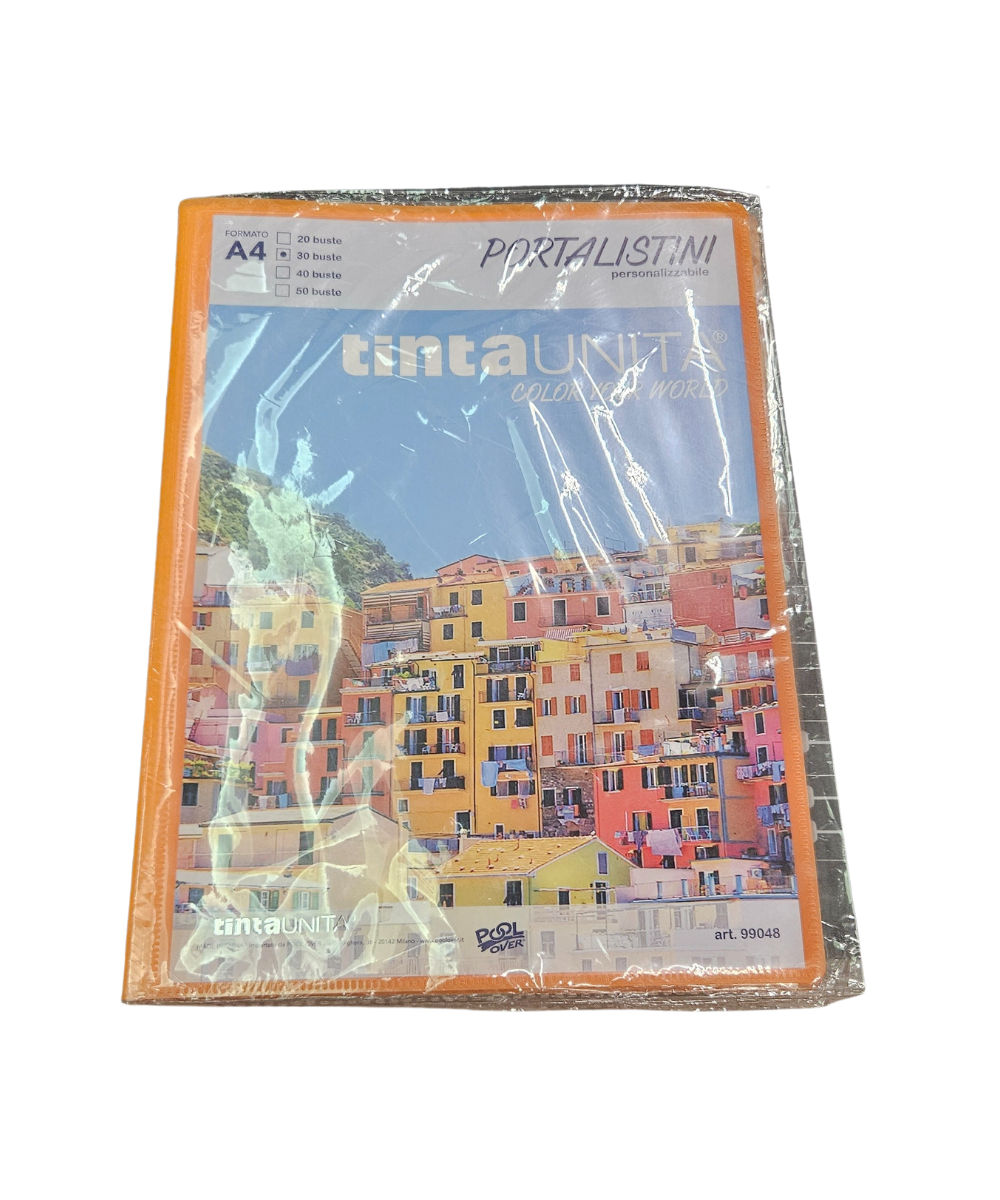 Portalistini 30 Buste TintaUnita