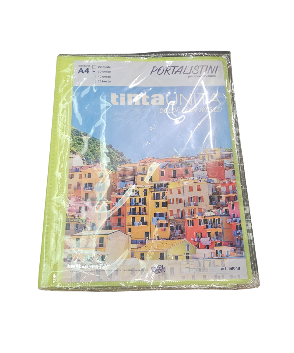 Portalistini 30 Buste TintaUnita