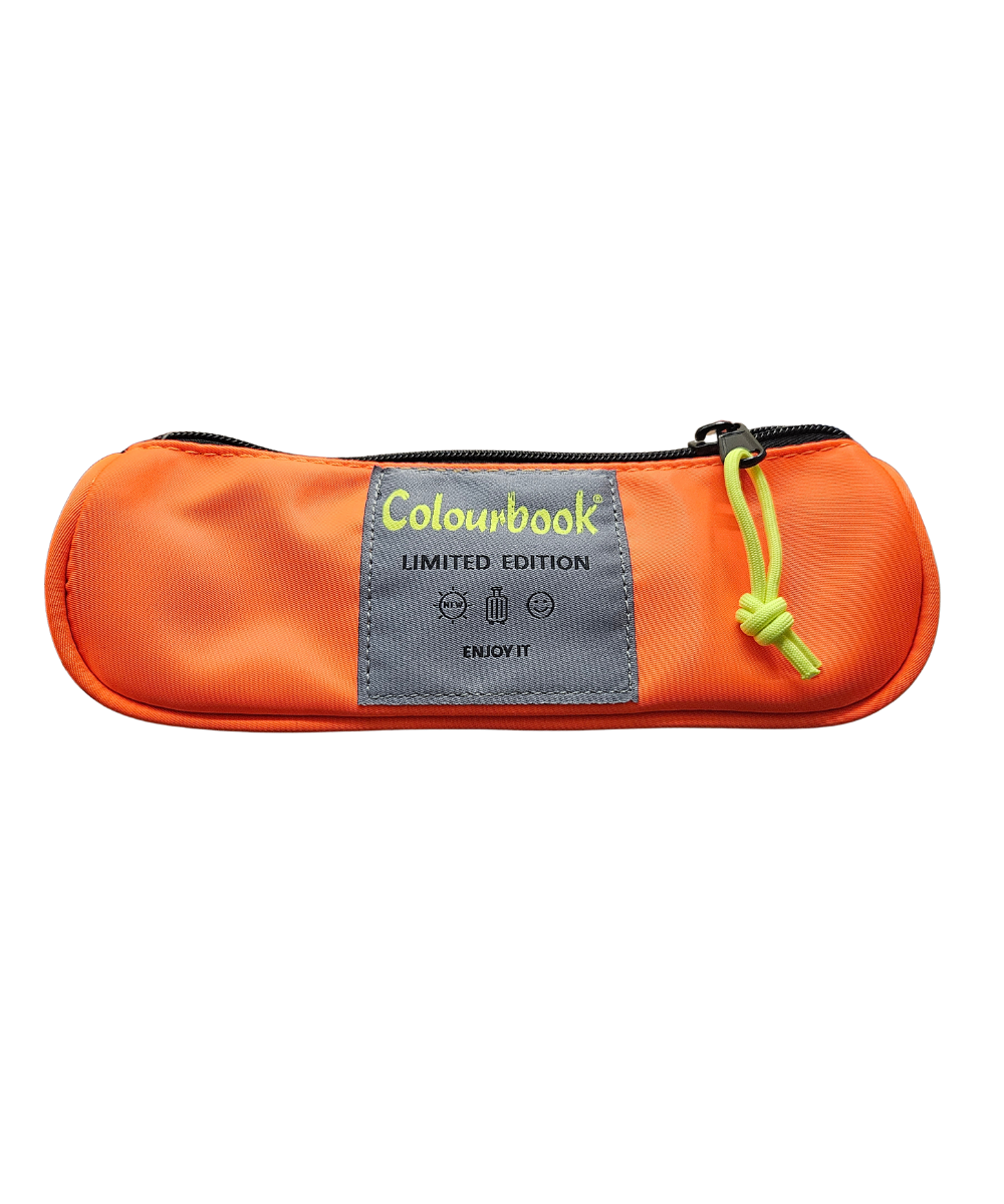 Astuccio 1 Zip Satin Orange Colourbook