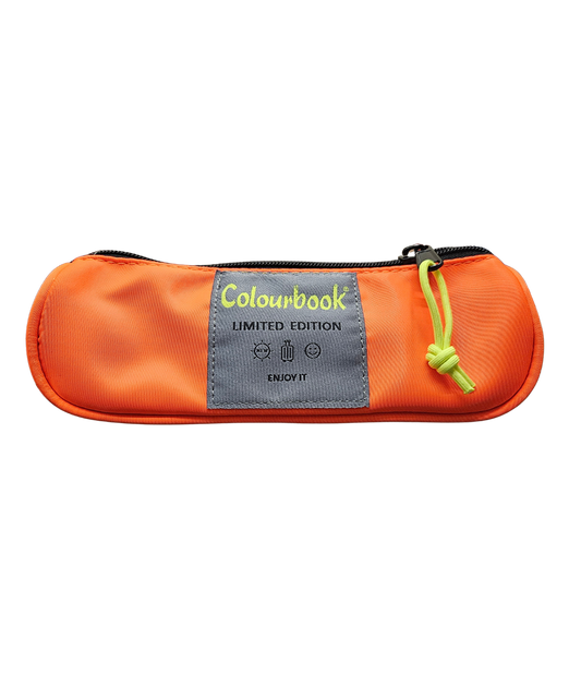 Astuccio 1 Zip Satin Orange Colourbook