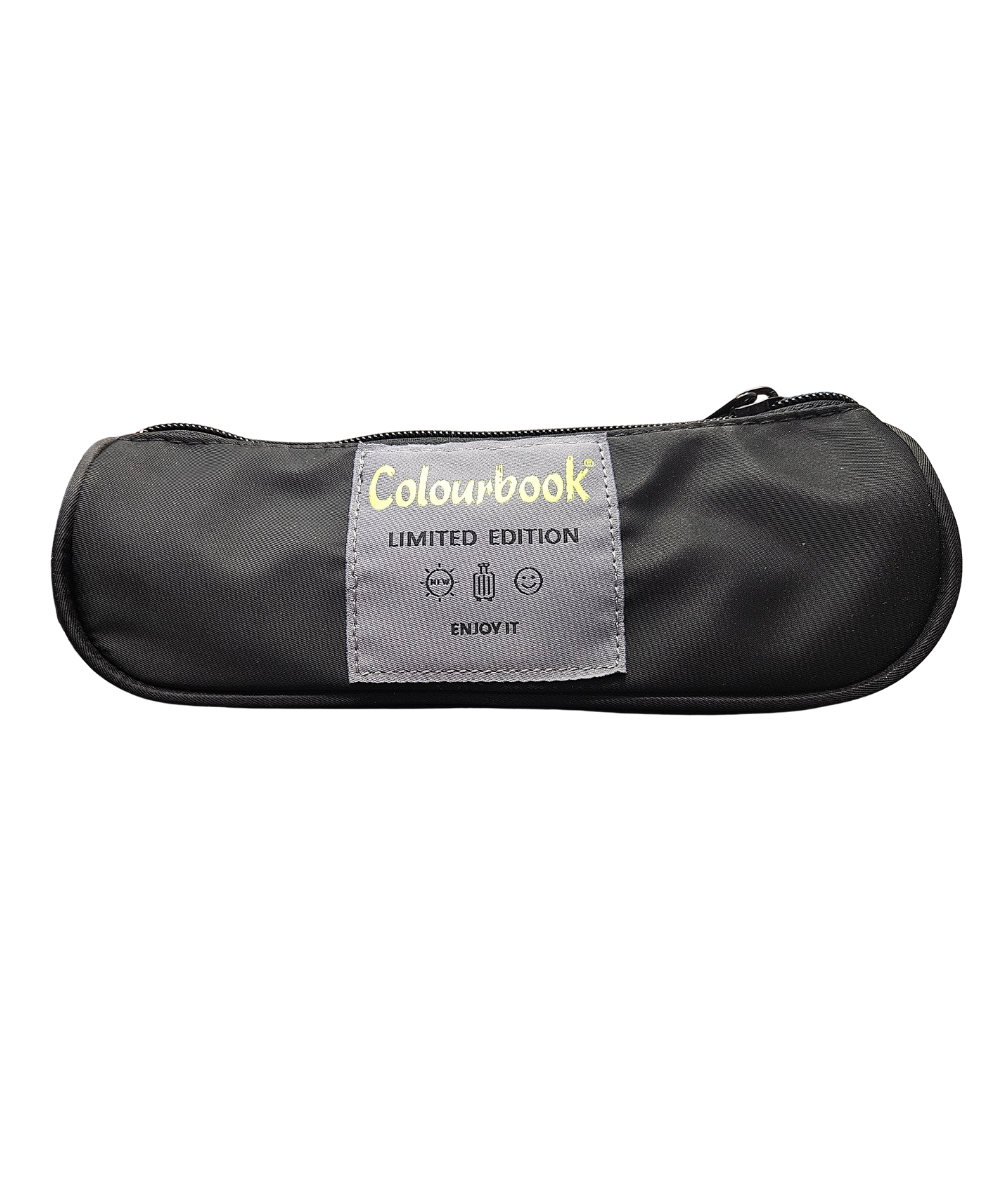 Astuccio 1 Zip Satin Black Colourbook