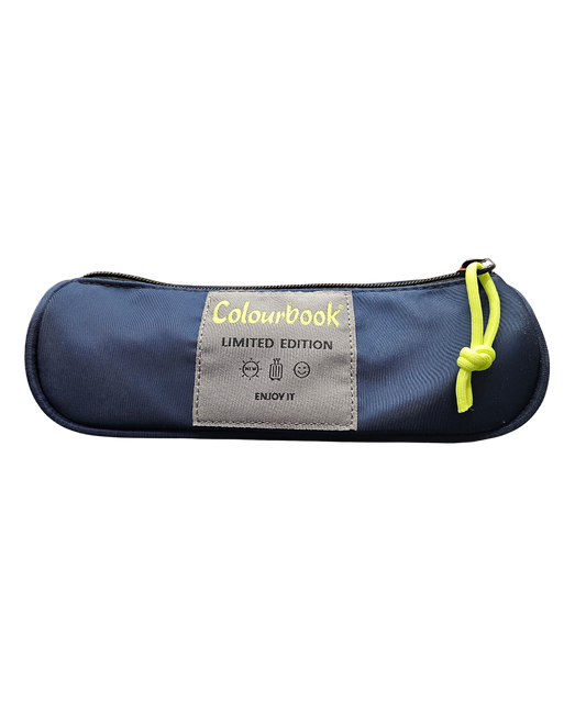 Astuccio 1 Zip Satin Blue Colourbook