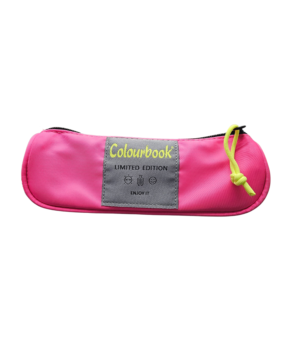 Astuccio 1 Zip Satin Pink Colourbook