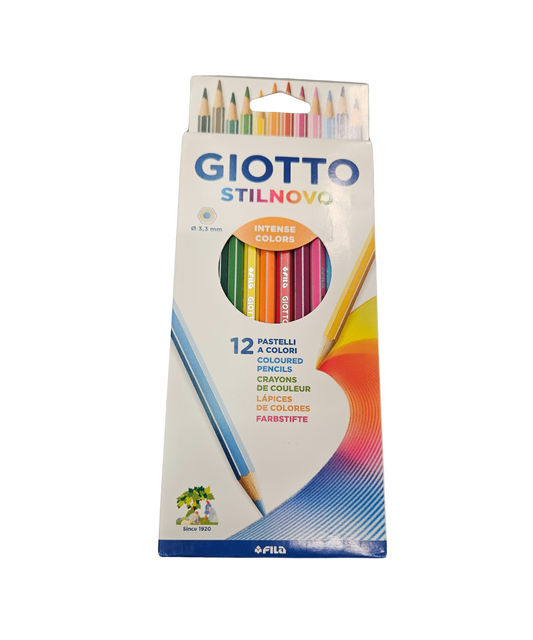 Pacco 12 Pastelli A Colori Giotto Stilnovo