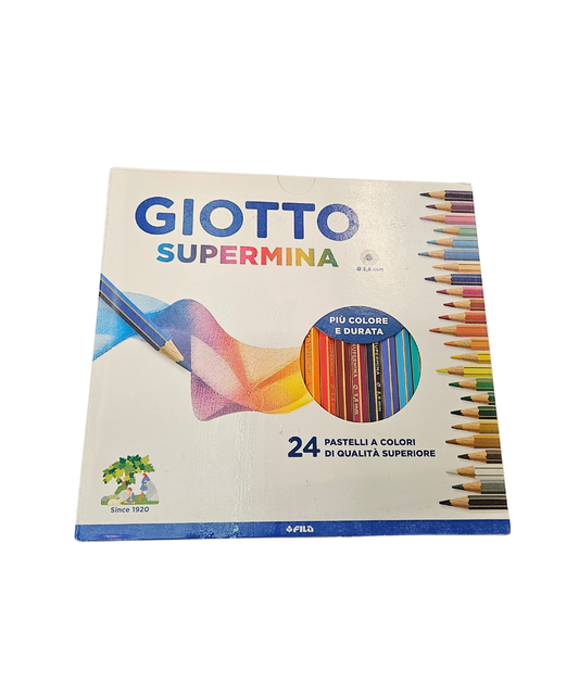 Pacco 24 Pastelli Giotto Supermina