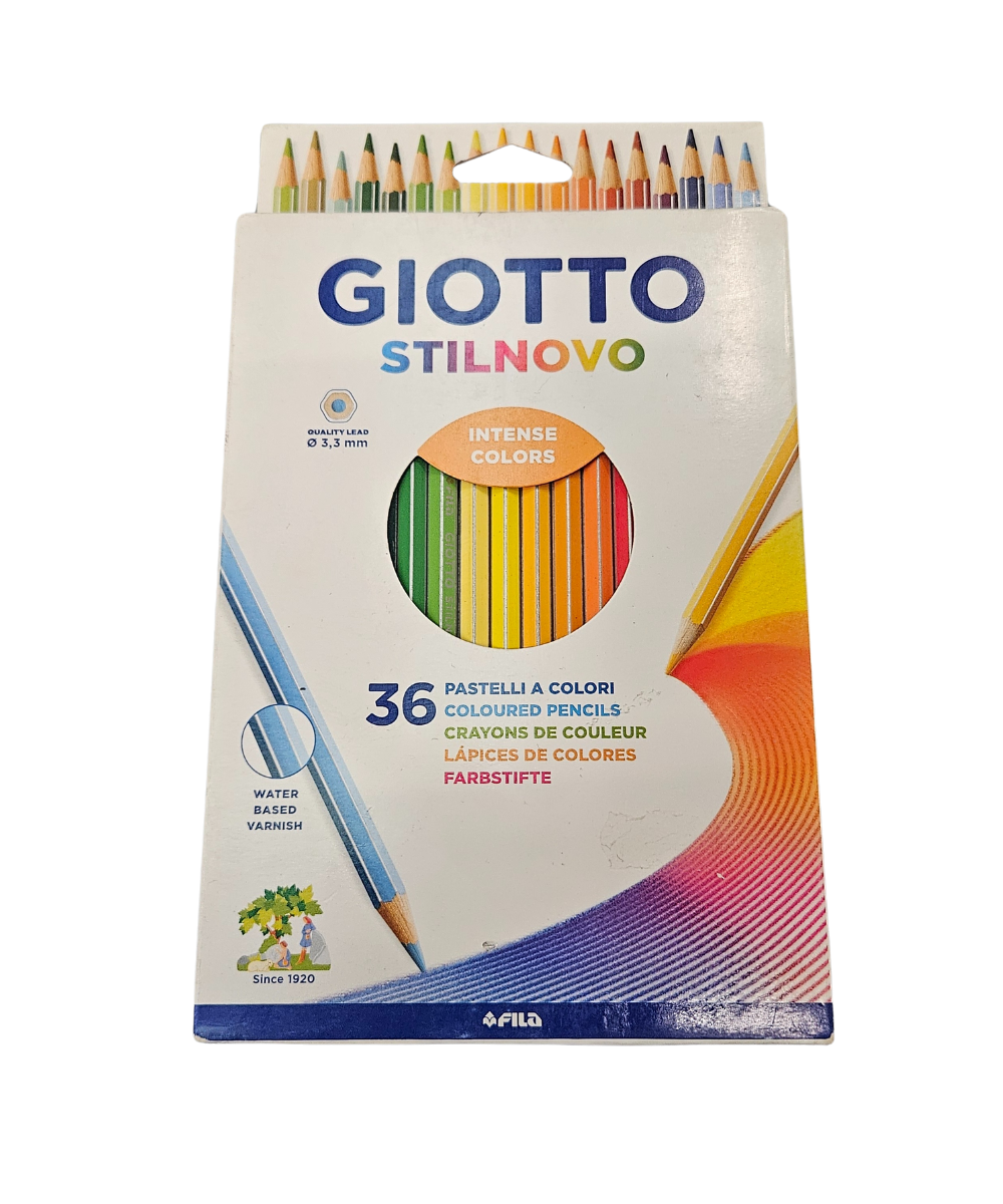 Confezione 36 Pastelli A Colori Giotto Stilnovo