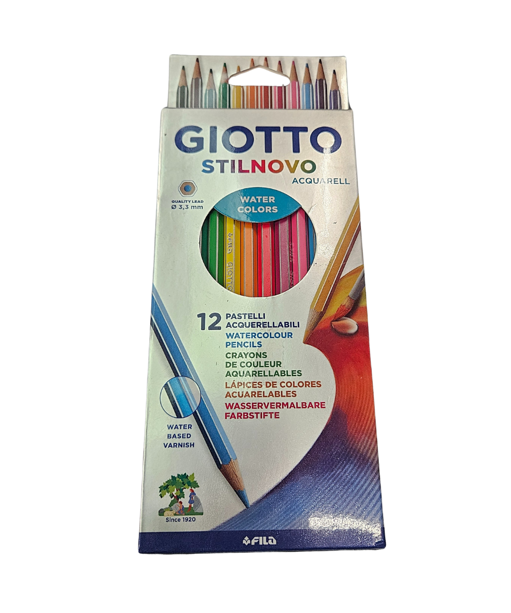Confezione 12 Pastelli Acquerellabili Giotto Stilnovo