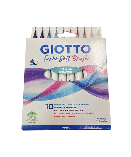 Pacco 10 Pennarelli Giotto Turbo Soft Brush