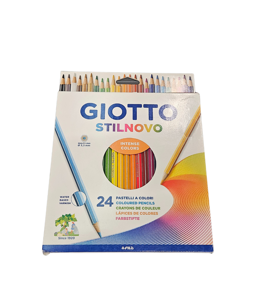 Confezione 24 Pastelli A Colori Giotto Stilnovo