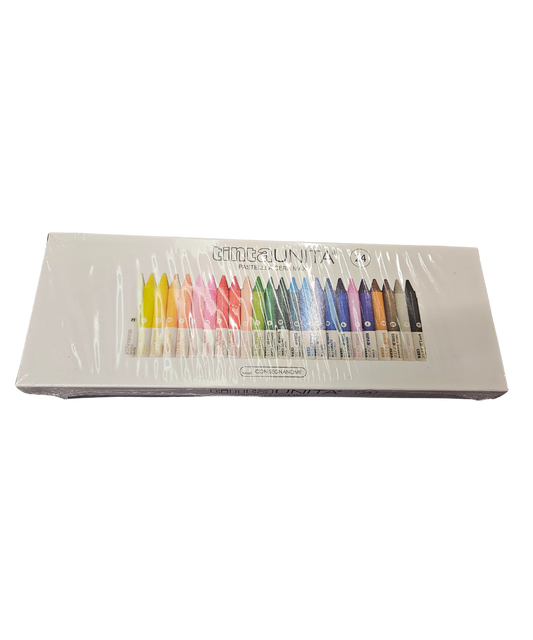 Confezione 24 Pastelli A Cera Maxi TintaUnita