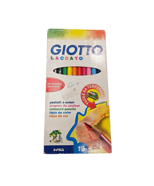 Pacco 12 Pastelli A Colori Giotto Laccato