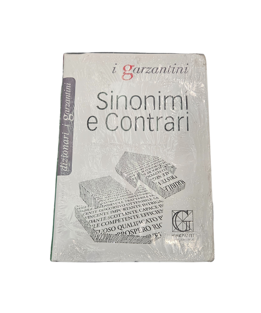 Dizionario Sinonimi E Contrari I Garzantini