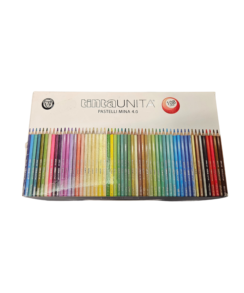 Confezione 108 Pastelli Mina 4.0 TintaUnita