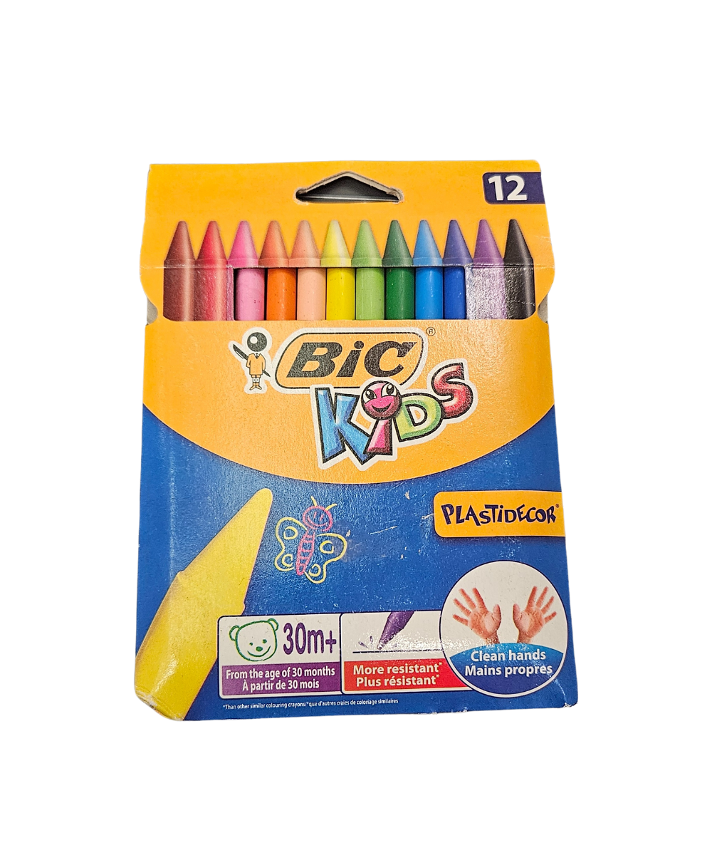 Confezione 12 Pastelli A Cera Bic Kids