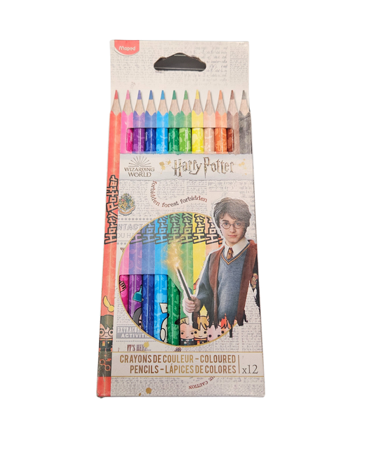 Confezione 12 Matite Colorate Harry Potter