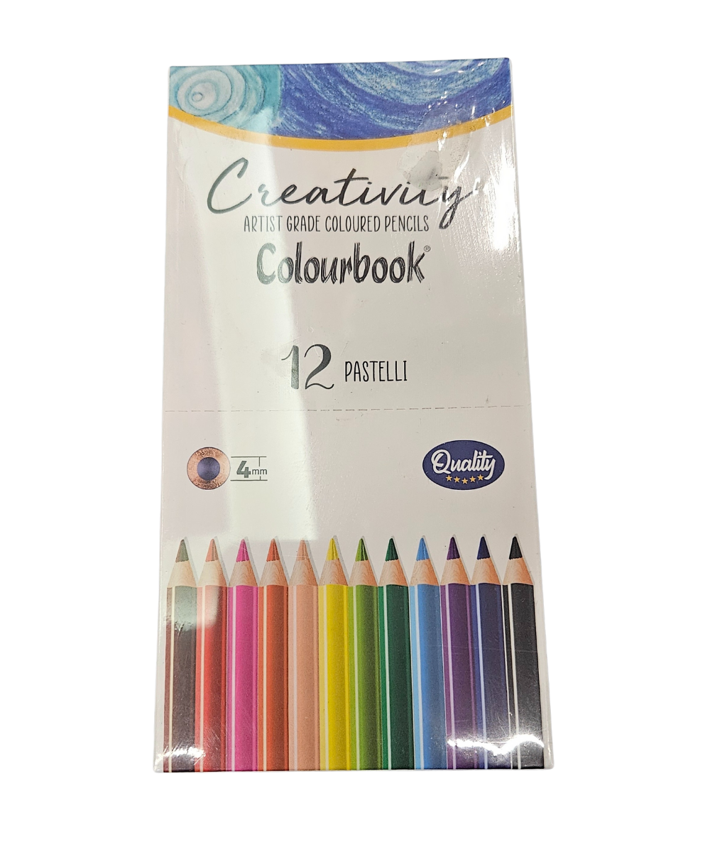Confezione 12 Pastelli Colourbook