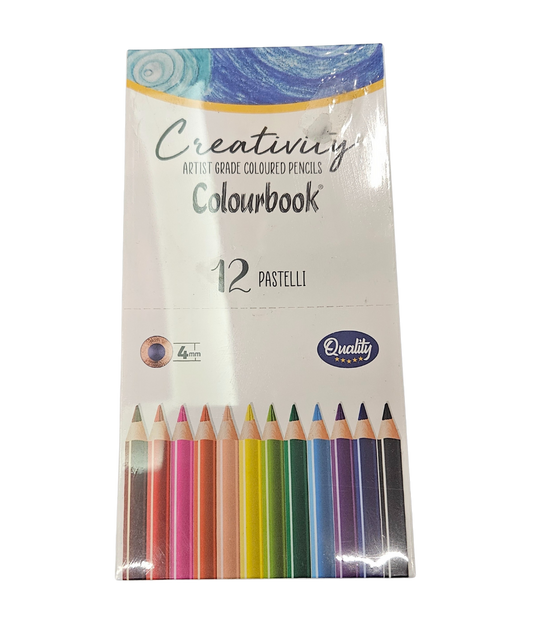 Confezione 12 Pastelli Colourbook