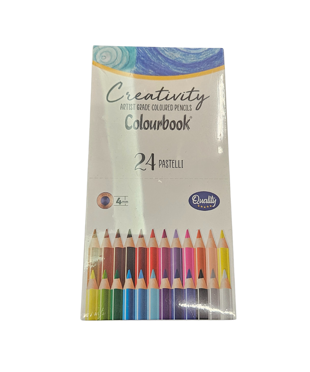 Confezione 24 Pastelli Colourbook