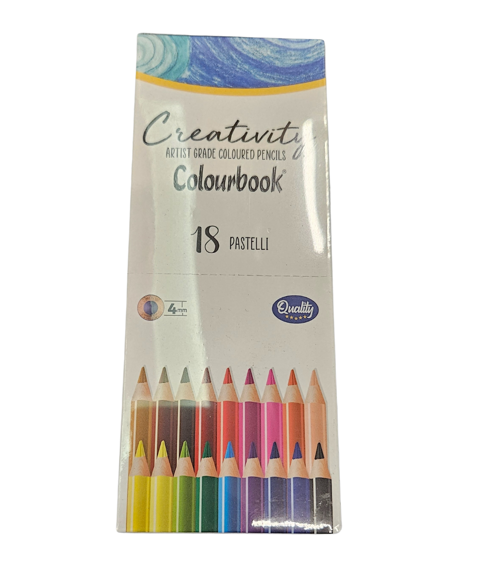 Confezione 18 Pastelli Colourbook