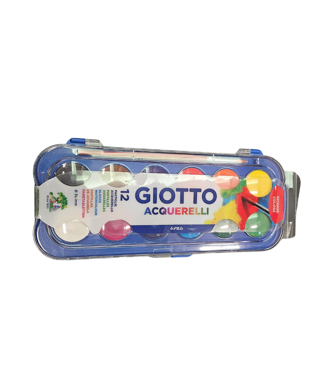 Confezione 12 Acquerelli Giotto