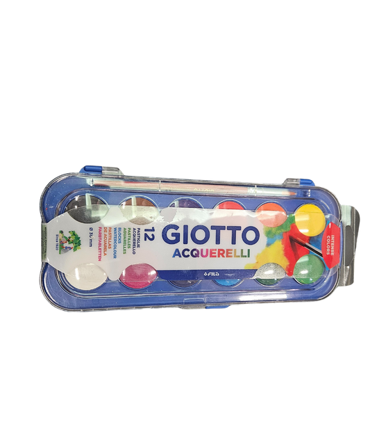 Confezione 12 Acquerelli Giotto