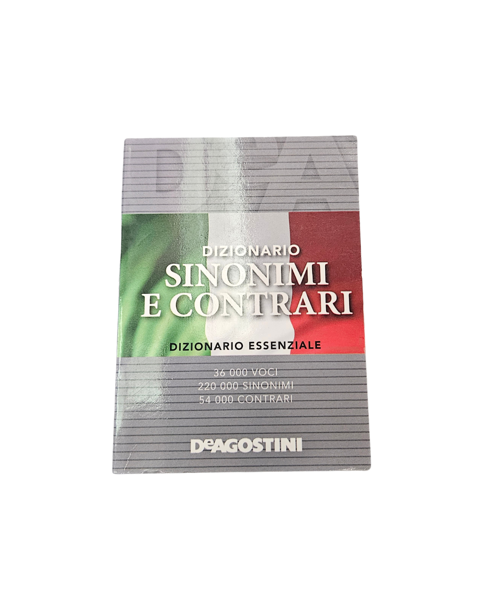 Dizionario Essenziale Sinonimi E Contrari Deagostini