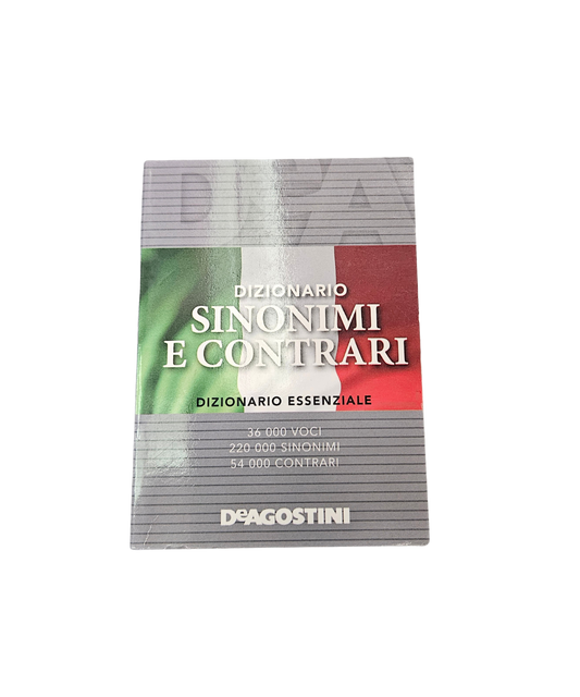 Dizionario Essenziale Sinonimi E Contrari Deagostini